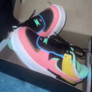 Nike Air Force One Shadow Solarflare $75 worn twice